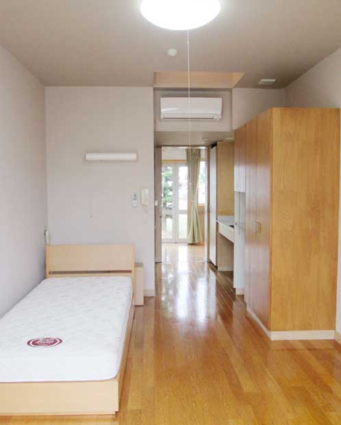 ケアハウス栗の実お部屋ベッド